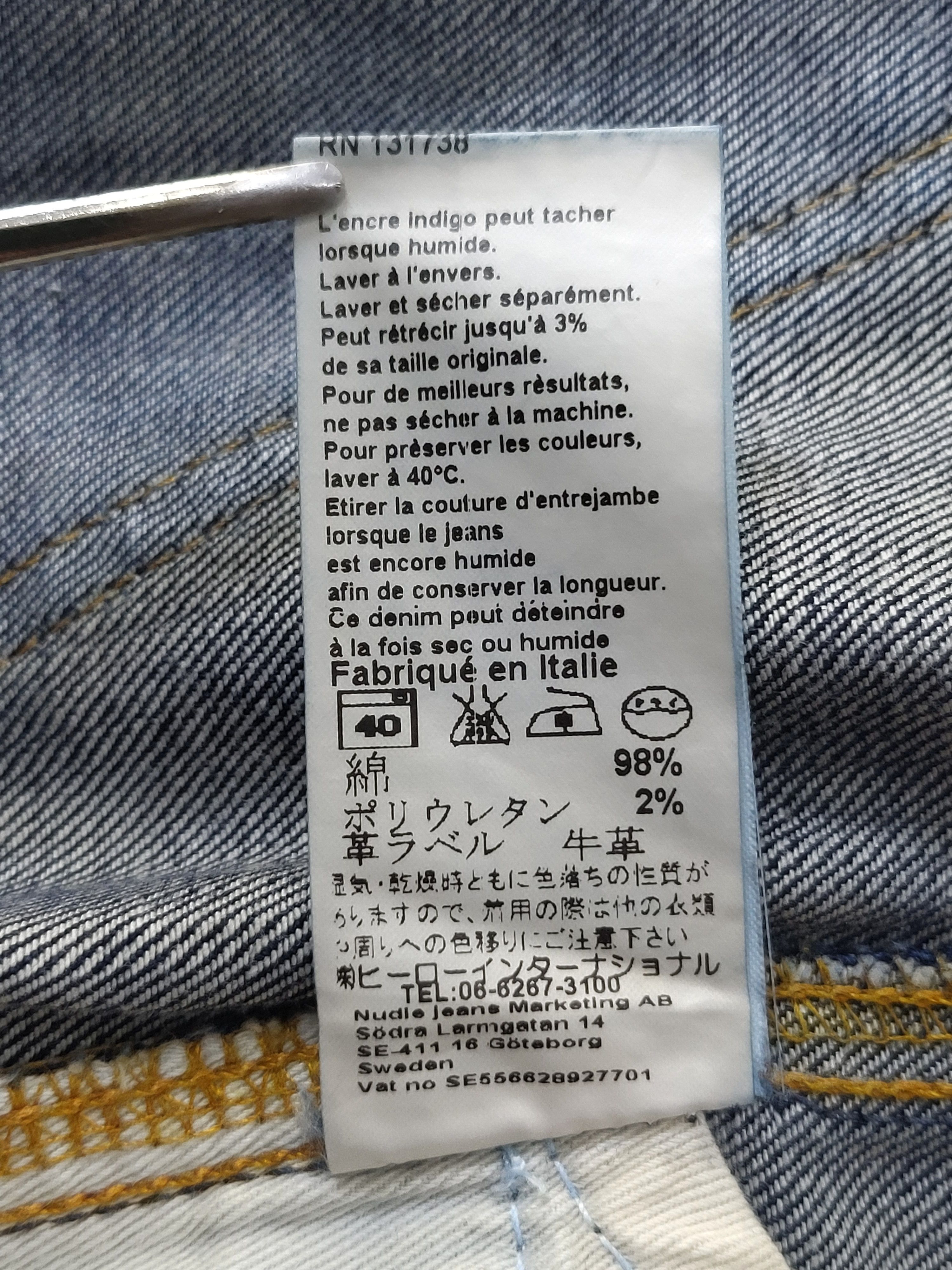 Nudie Jeans Nudie Jeans Organic Denim. Size US 31 - 9 Thumbnail