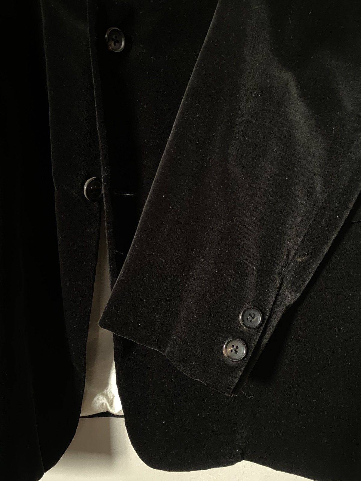 Yohji Yamamoto Yohji Yamamoto Velvet Blazer Costume d’homme Size 50L - 10 Thumbnail