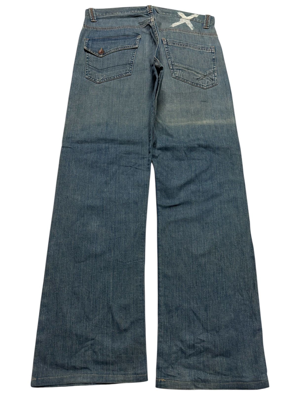 Billabong 💥FLARED💥VINTAGE BILLABONG RUSTY MUD-WASHED CLASSIC BOOTCUT Size US 32 / EU 48 - 1 Thumbnail