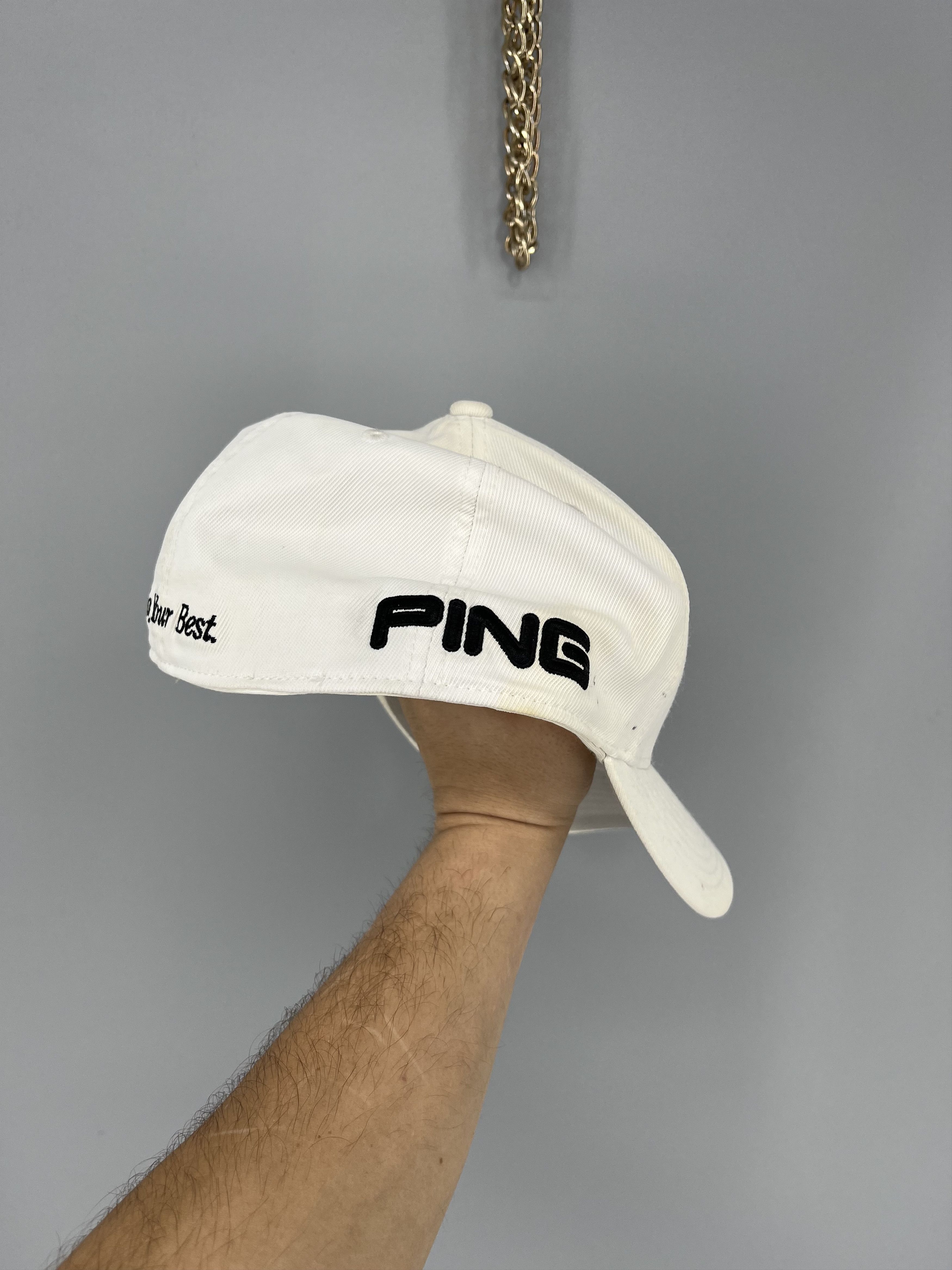 PING × Vintage Vintage Ping Cap Streetwear Big Logo Style Size ONE SIZE - 3 Thumbnail