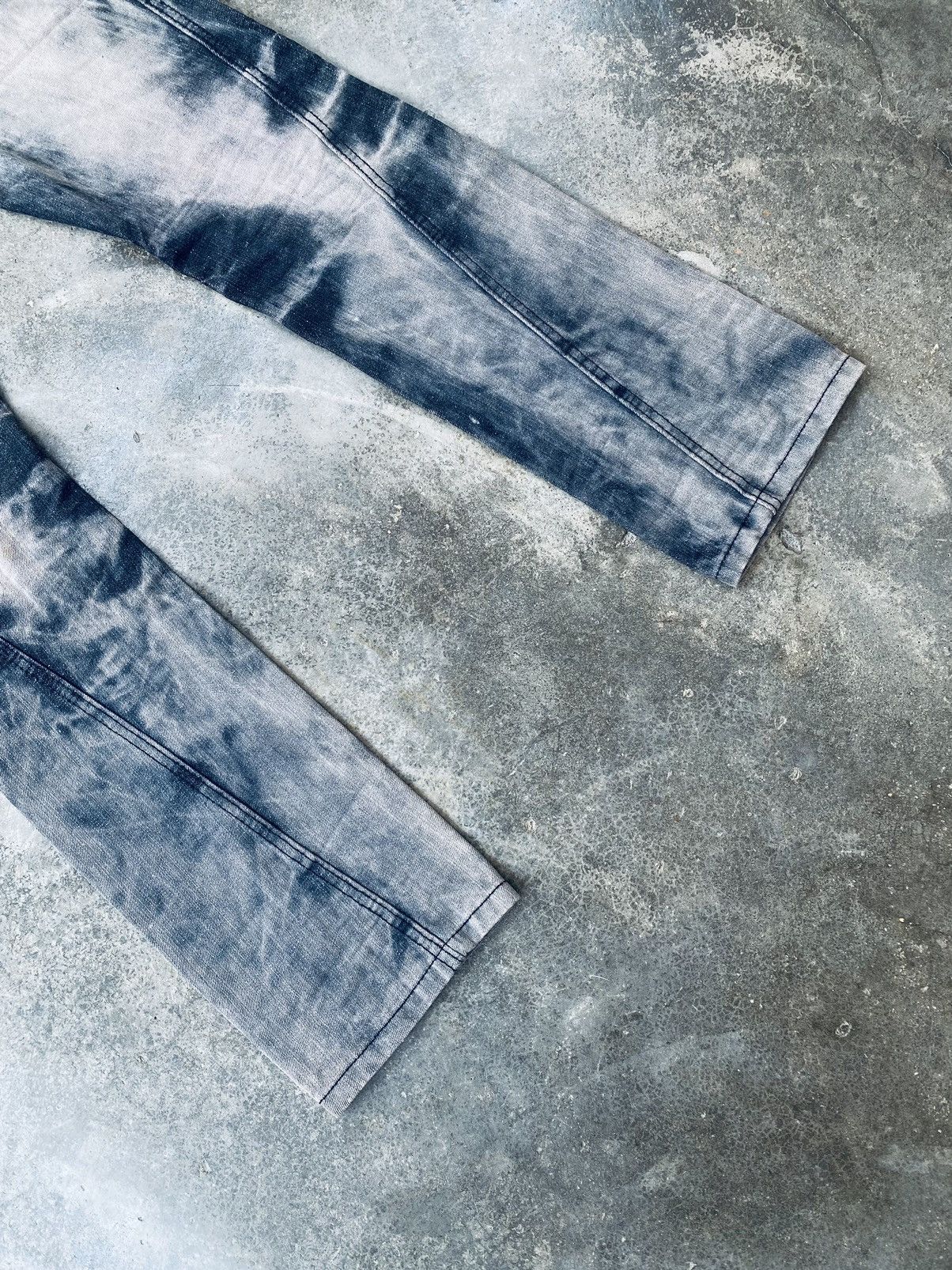 Japanese Brand Vintage Daily News Grabbed Feather Flared Denim Pants Size US 32 / EU 48 - 6 Thumbnail