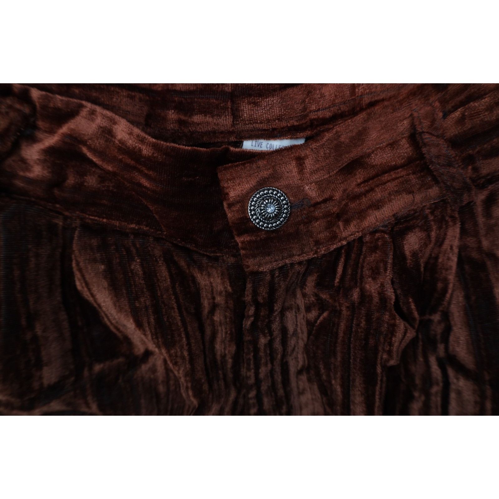 Vintage Vintage 90s Streetwear Velour Velvet Button Shirt Pants Size US L / EU 52-54 / 3 - 17 Thumbnail