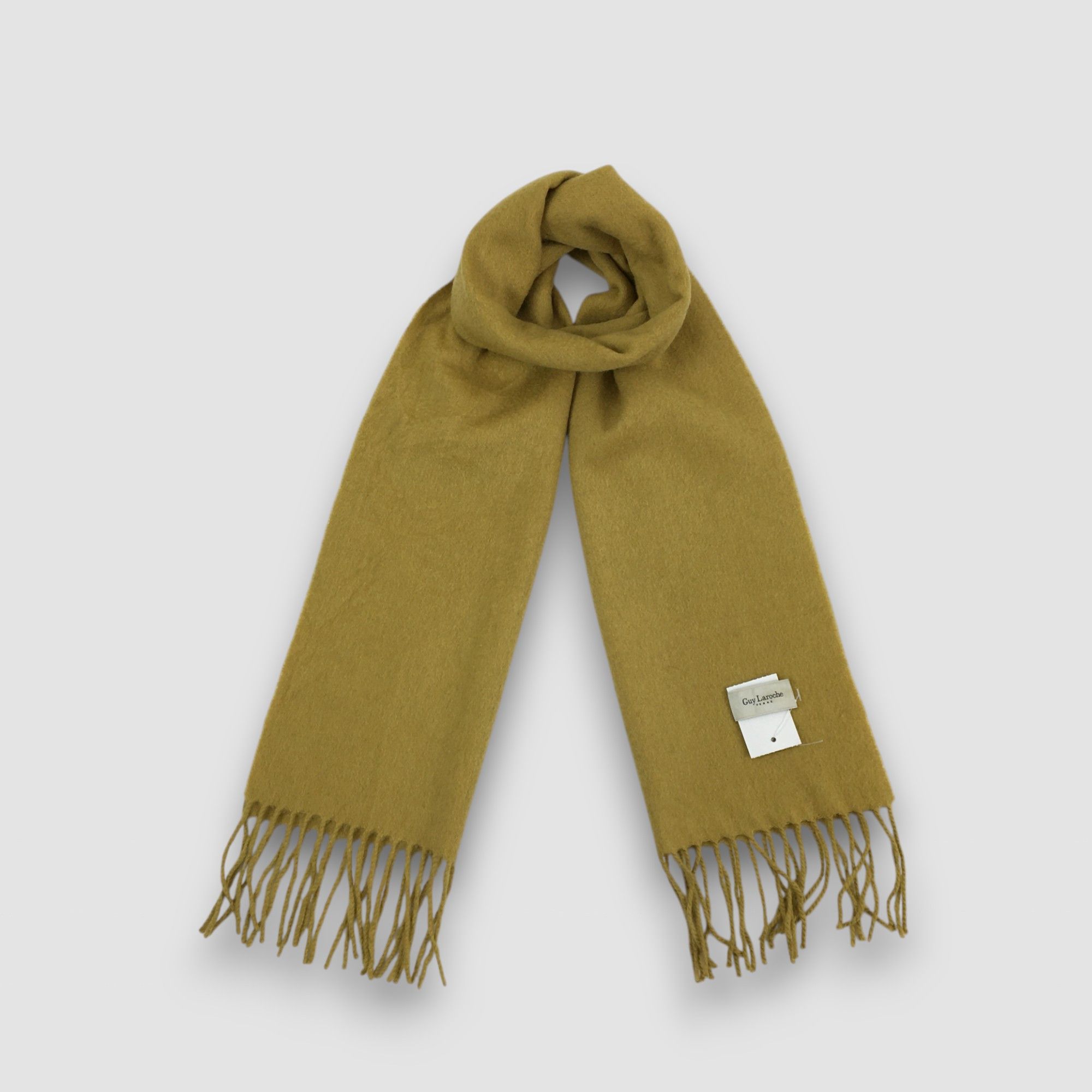 Guy Laroche Vintage Guy Laroche Scarf Muffler Wool Cashmere Scarves Size ONE SIZE - 1 Thumbnail