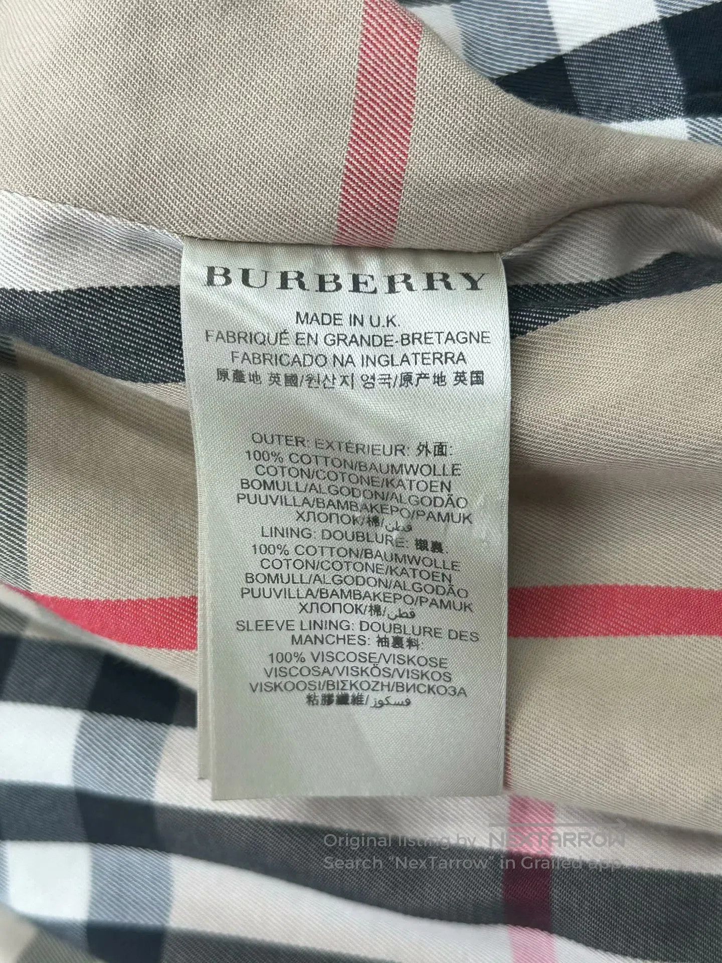 Burberry Burberry Khaki lapel double-breasted belted trench coat| Size XS / US 0-2 / IT 36-38 - 4 Thumbnail
