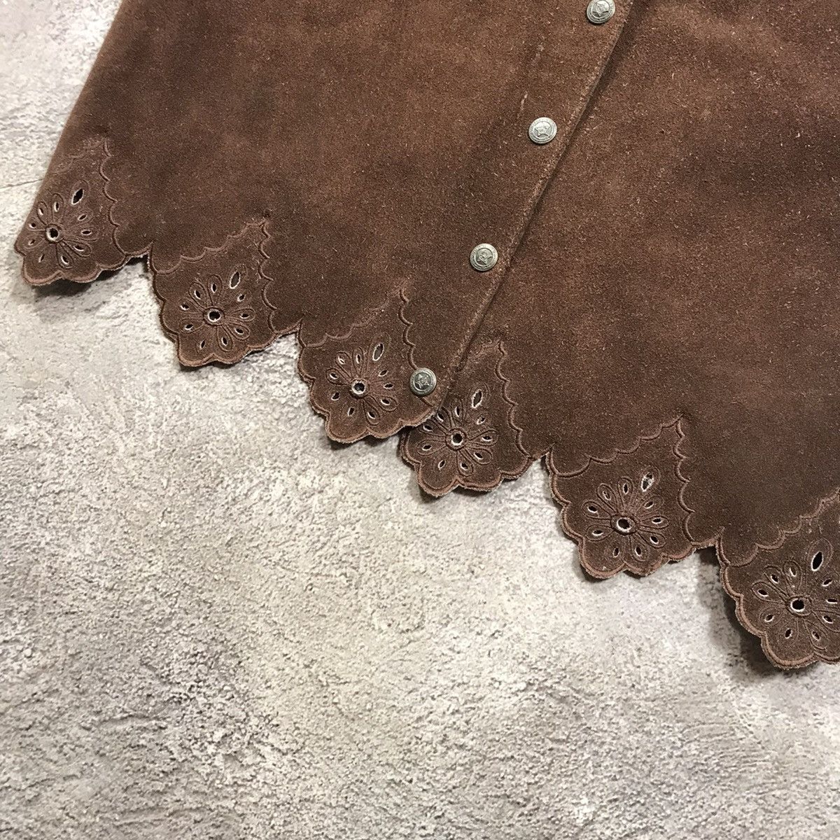 If Six Was Nine Vintage 90s Suede West Japan Junya Watanabe Style Y2K Punk Size US L / EU 52-54 / 3 - 4 Thumbnail