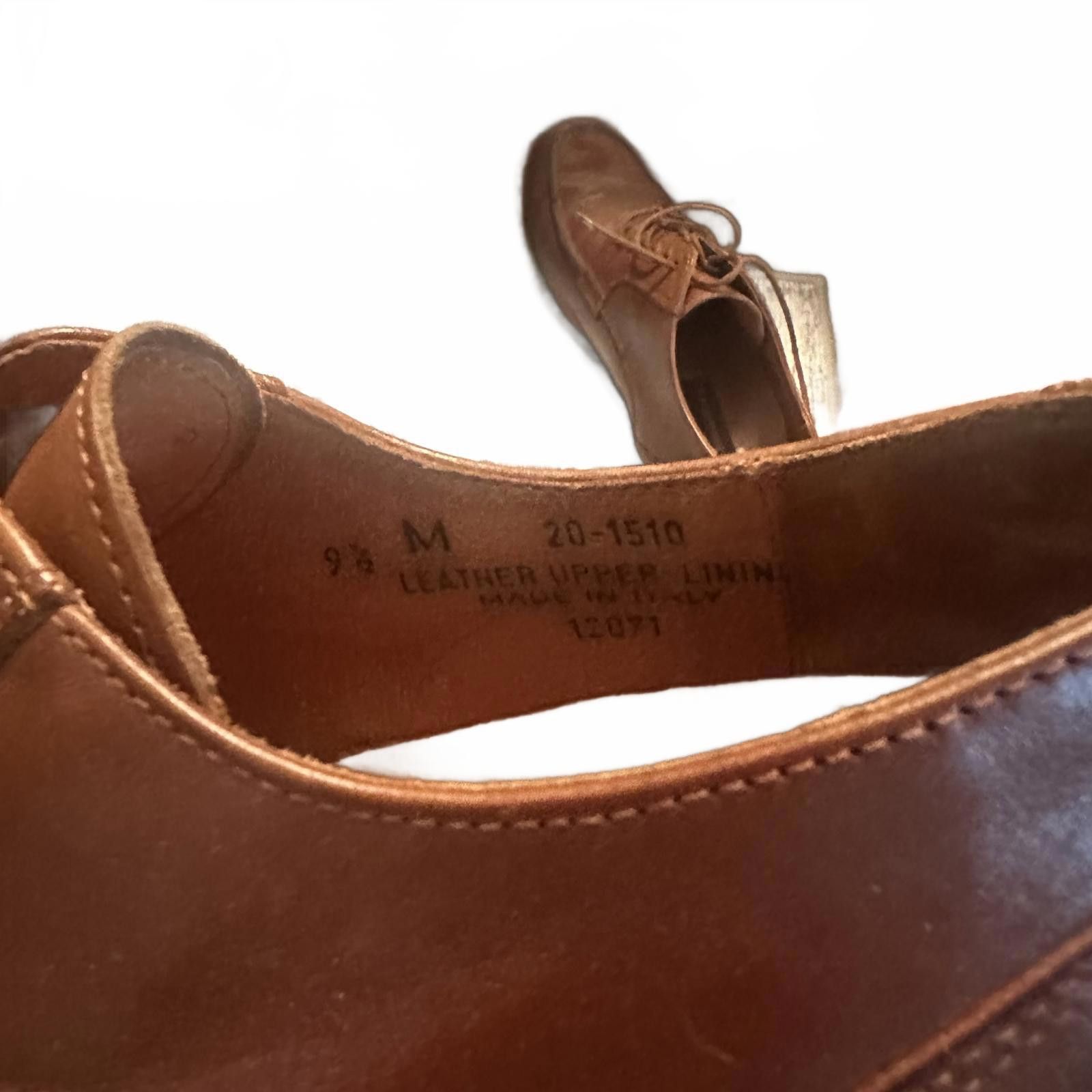 Johnston & Murphy Johnston & Murphy Brown Leather Dress Shoes Size US 9.5 / EU 42-43 - 5 Thumbnail