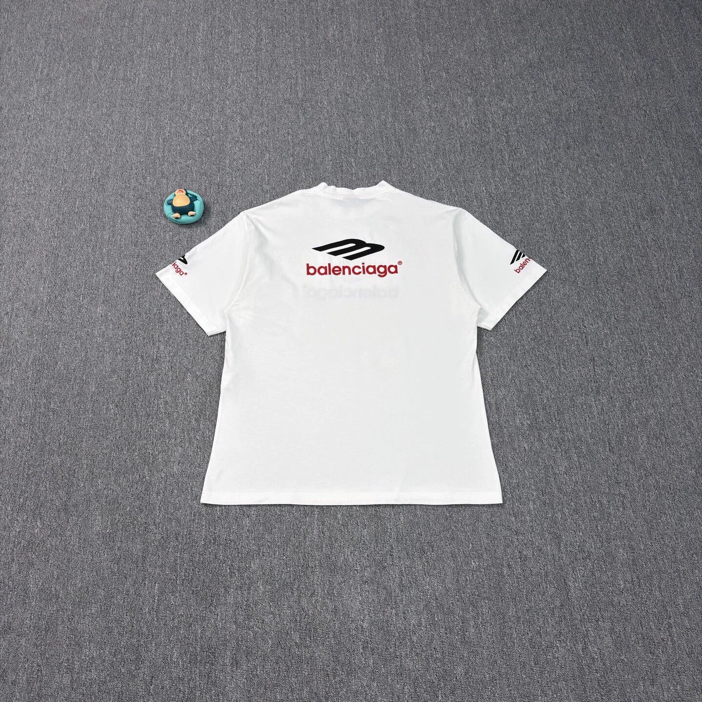 Balenciaga Balenciaga 3B Embroidered Logo White SS L Size US L / EU 52-54 / 3 - 2 Thumbnail