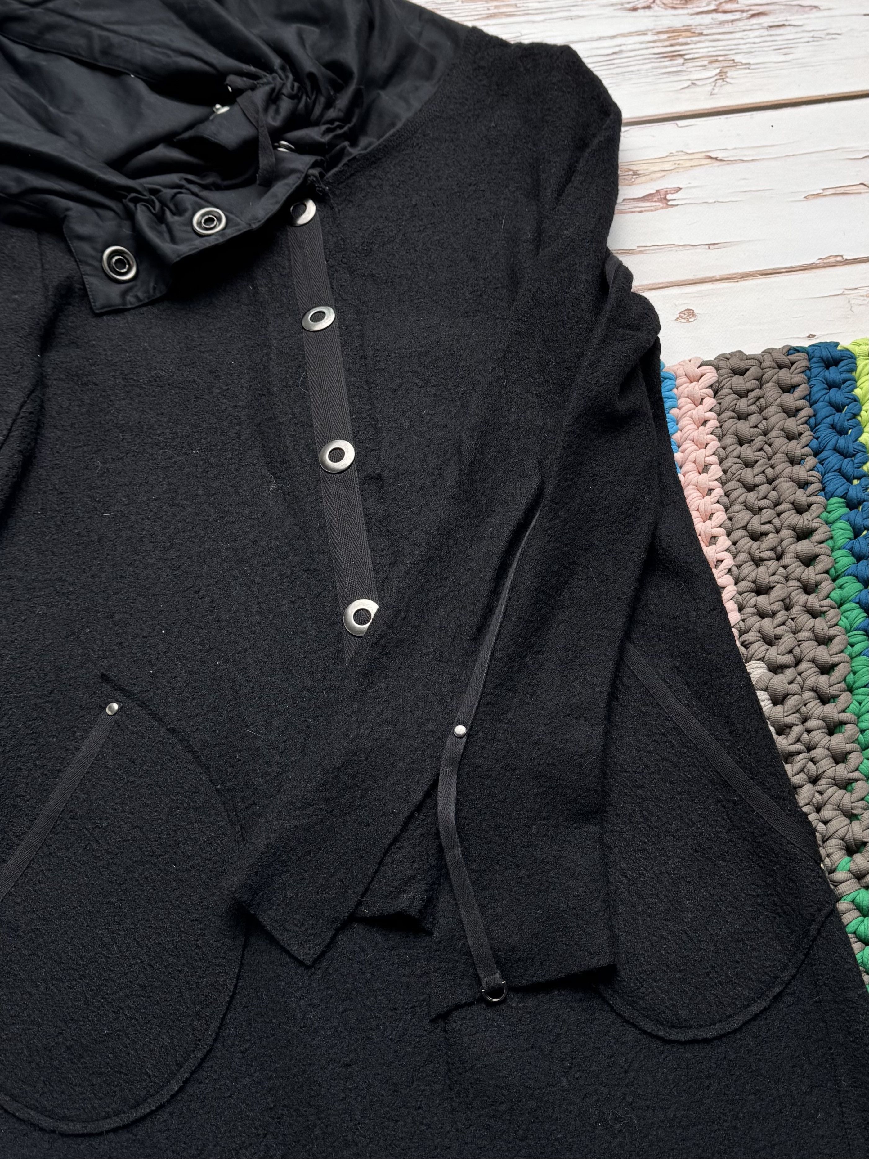 Cop Copine Cop Copine Vintage Laine Wool Hooded Coat (D10) Size M / US 6-8 / IT 42-44 - 10 Thumbnail