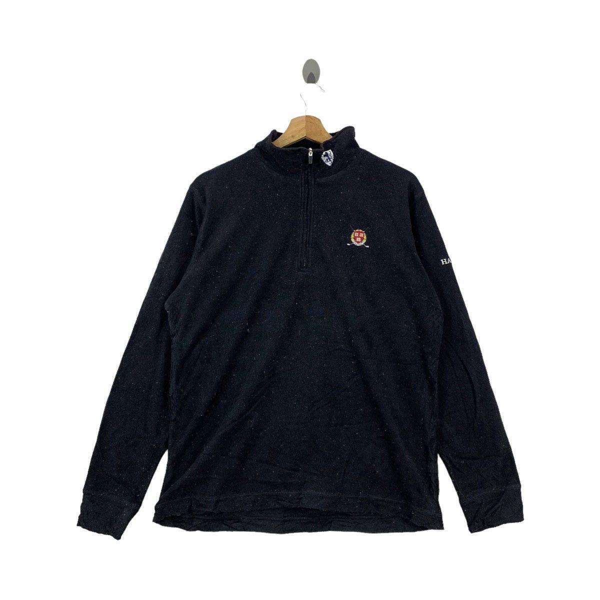 Vintage Vintage HARVARD GOLF Half Zipper Fleece Long Sleeve Size US L / EU 52-54 / 3 - 1 Thumbnail