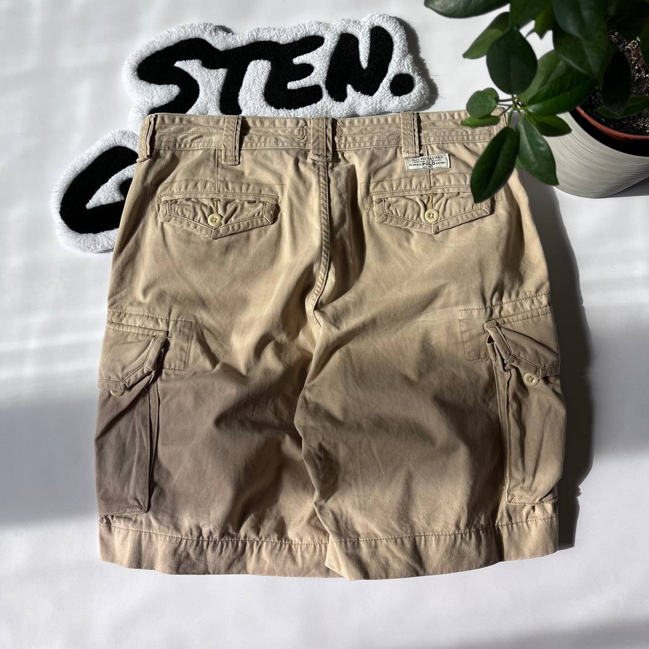 Polo Ralph Lauren × Vintage Polo Ralph Lauren Cargo Shorts Size US 36 / EU 52 - 3 Thumbnail