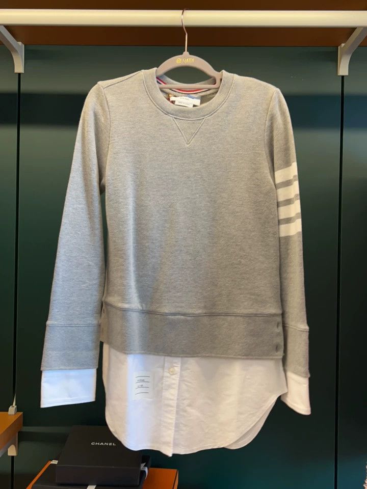 Thom Browne Thom Browne Fake two shirts and sweatpants Size XS / US 0-2 / IT 36-38 - 1 Thumbnail
