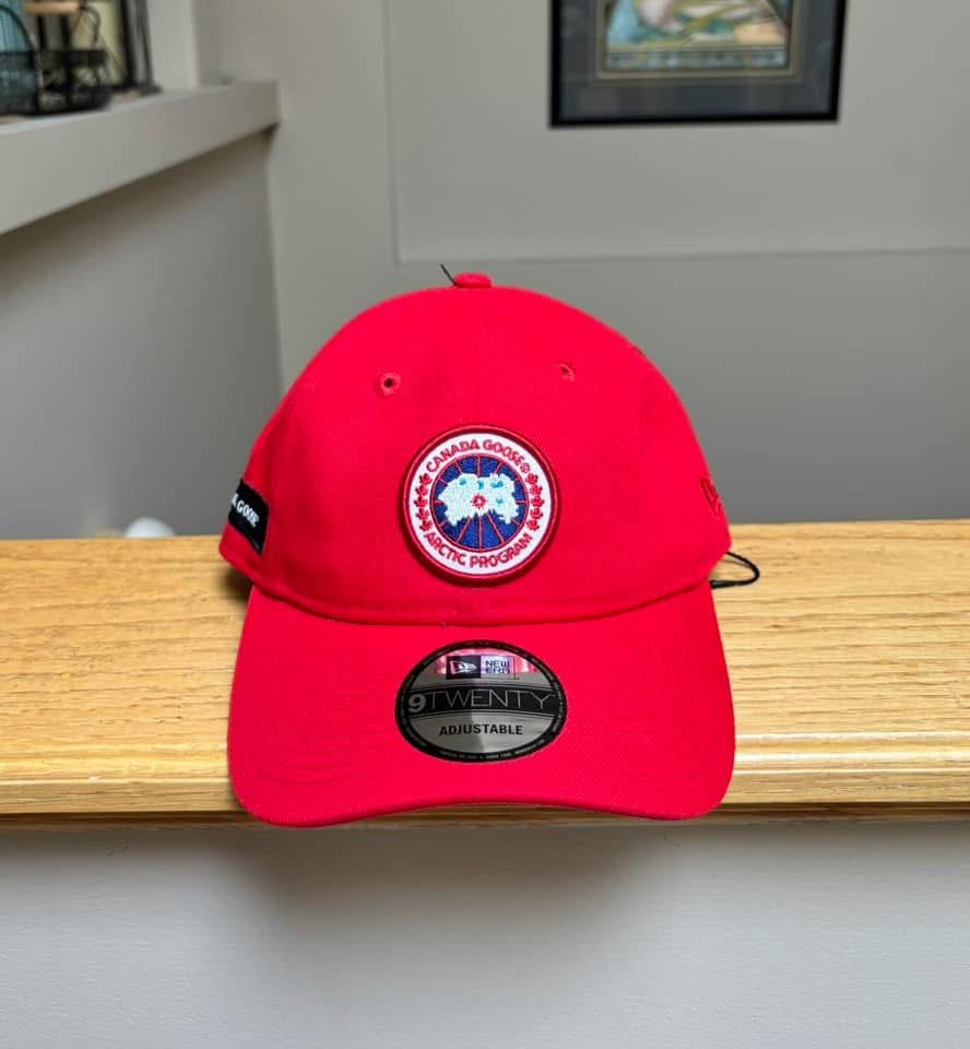 Canada Goose Canada Goose x New Era Red Hat Size ONE SIZE - 1 Preview