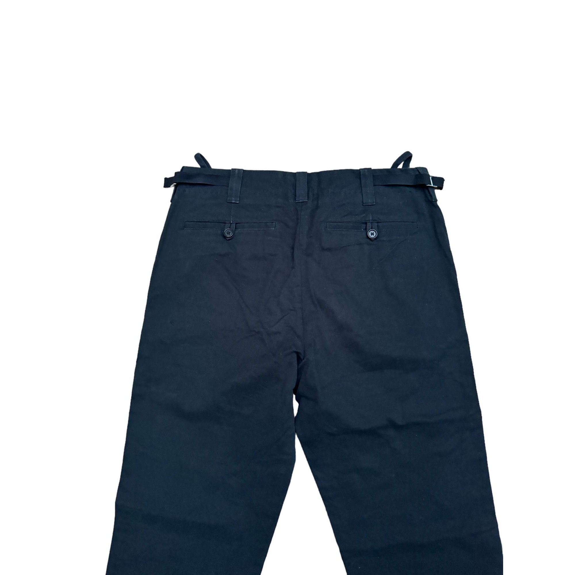 Helmut Lang Vintage 1997 Black Cotton Pants Size US 30 / EU 46 - 5 Thumbnail