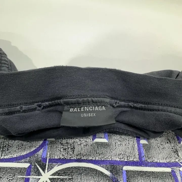 Balenciaga Balenciaga Balenciaga Black Oversized Graphic TShirt -2507 Size US L / EU 52-54 / 3 - 4 Thumbnail