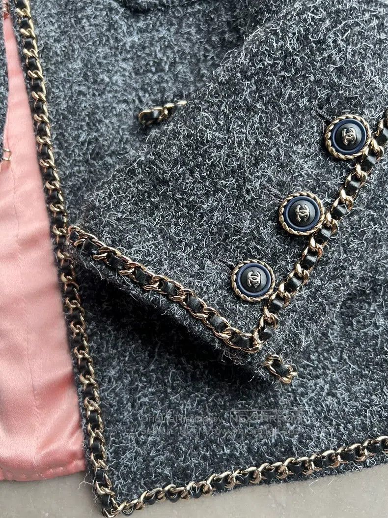 Chanel Chanel 19b pink no chain jacket Size XXS / US 00 / IT 34 - 3 Thumbnail