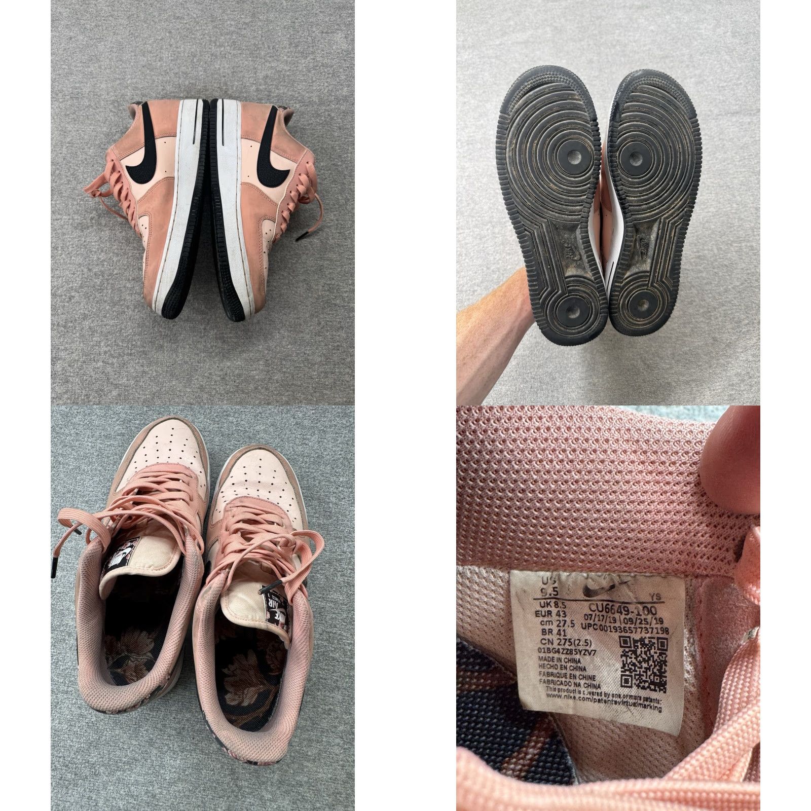 Nike Nike Air Force 1 Low ’07 LE Japanese Cherry Blossoms Men’s Size 9.5 CU6649-100 Sneakers Size US 10 / EU 43 - 8 Thumbnail