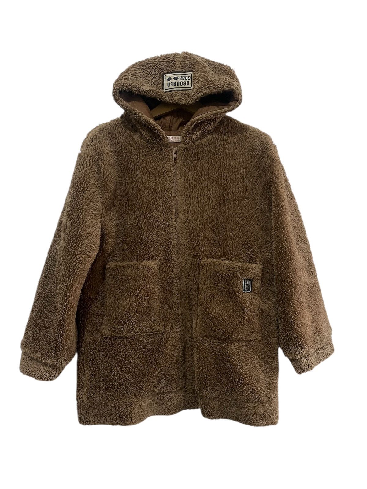 14th Addiction Vintage Style Sherpa Fleece Zip Up Hoodie Brown Size US XL / EU 56 / 4 - 1 Thumbnail
