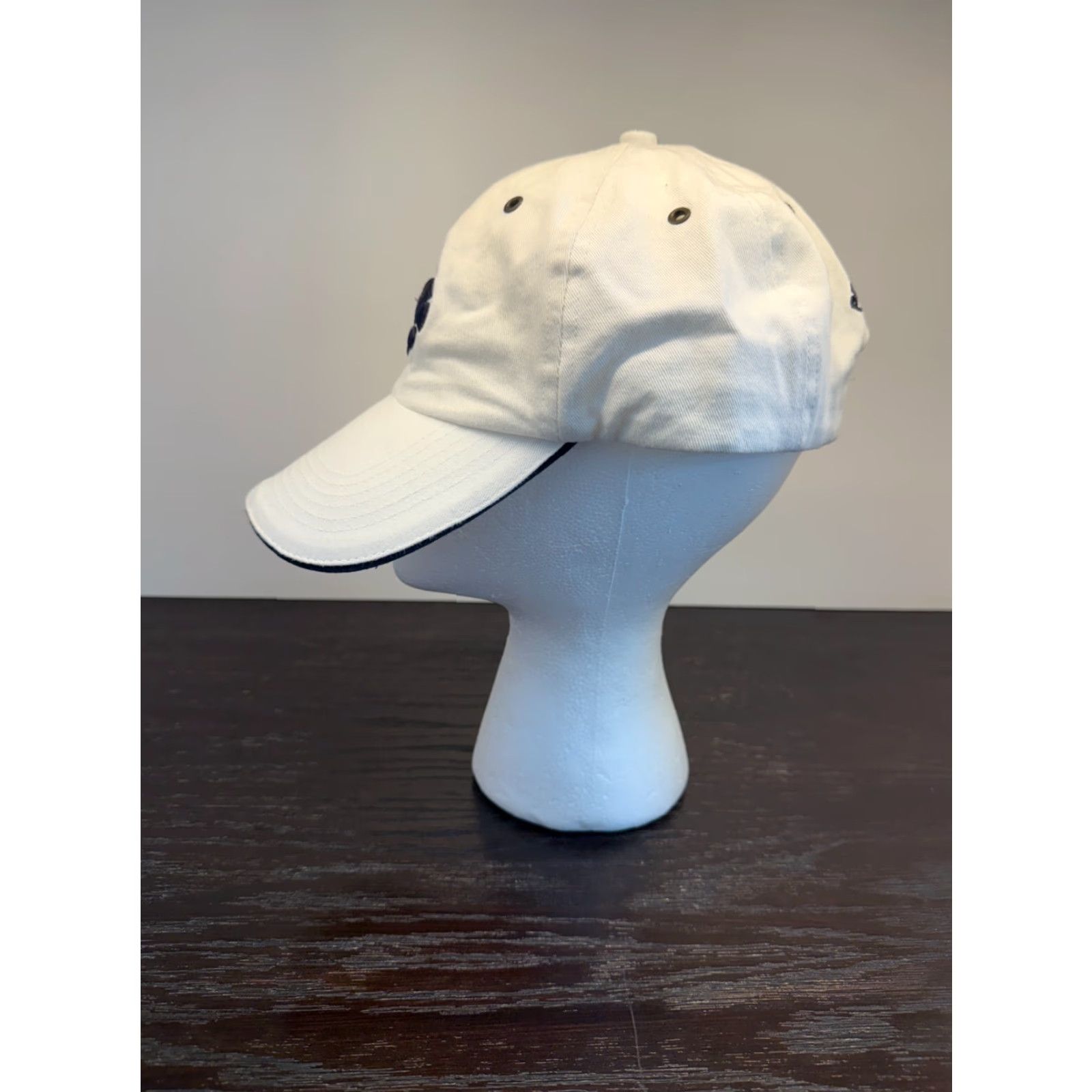 Vintage Poppy Hills Hat White One Size Mens Adjustable Strapback Pebble Beach Golf Size ONE SIZE - 6 Thumbnail