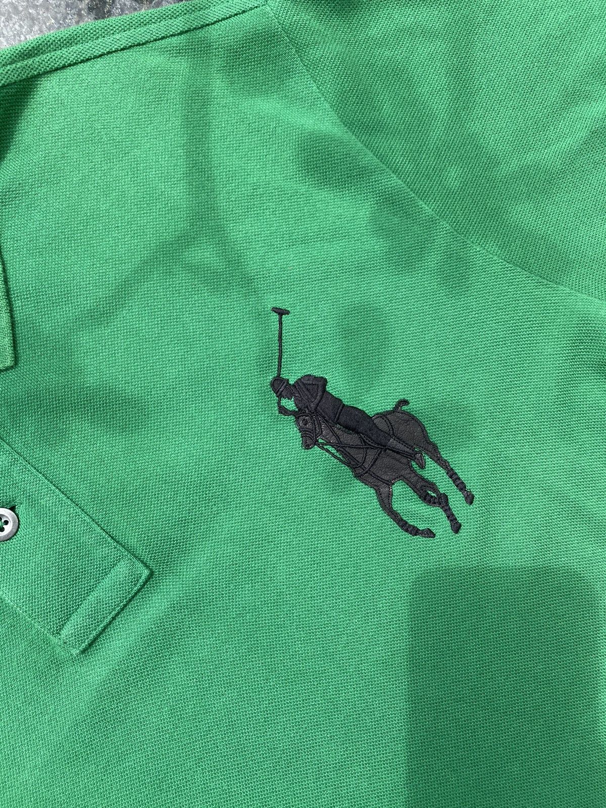 Polo Ralph Lauren × Vintage 90S POLO RL OVERSIZED RARE BIG LOGO RETRO Y2K POLO TEE Size US XXL / EU 58 / 5 - 3 Thumbnail