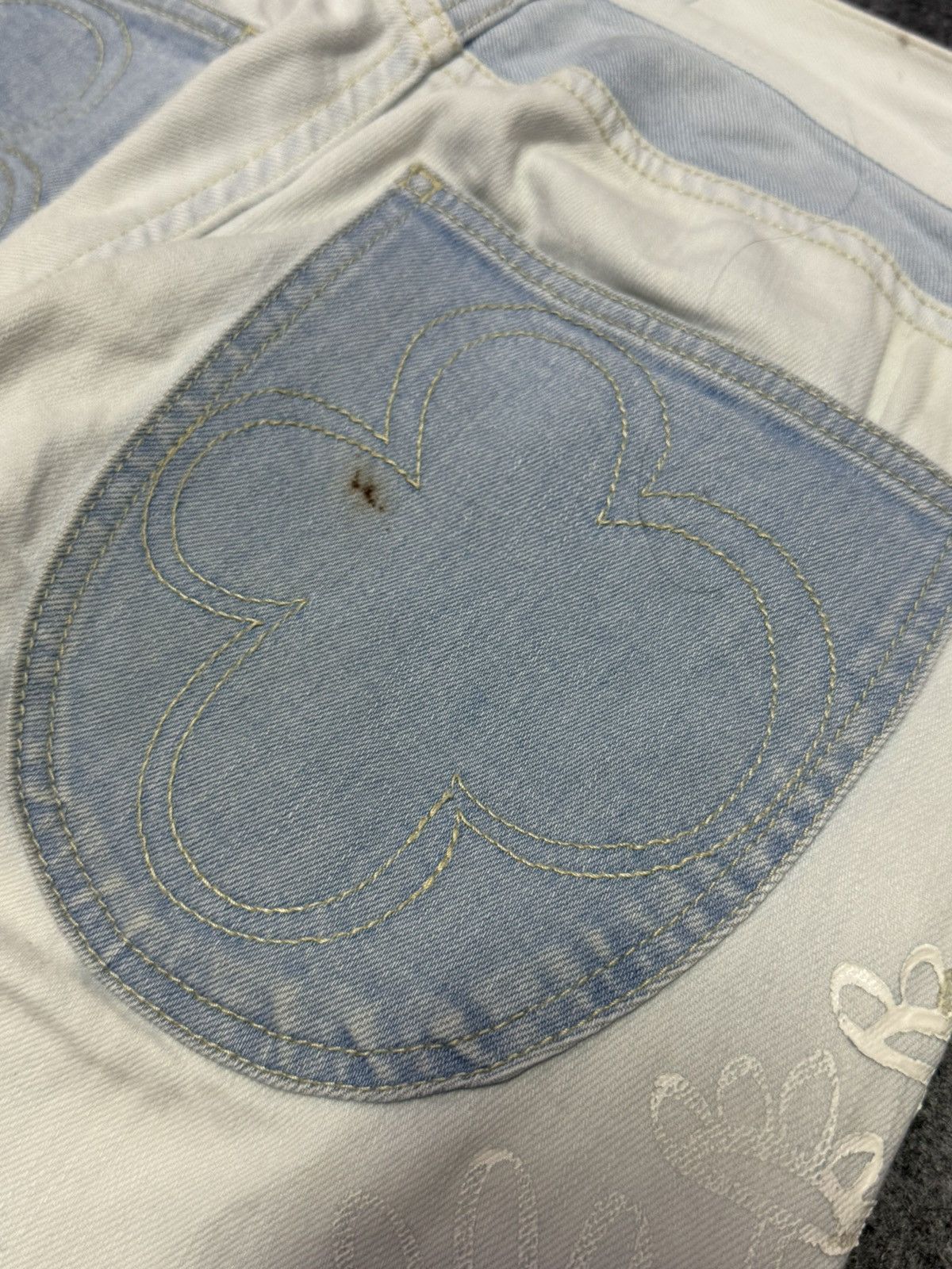 Issey Miyake TSUMORI CHISATO Issey Miyake Hybrid Hippie Light Jeans Size US 30 / EU 46 - 16 Thumbnail