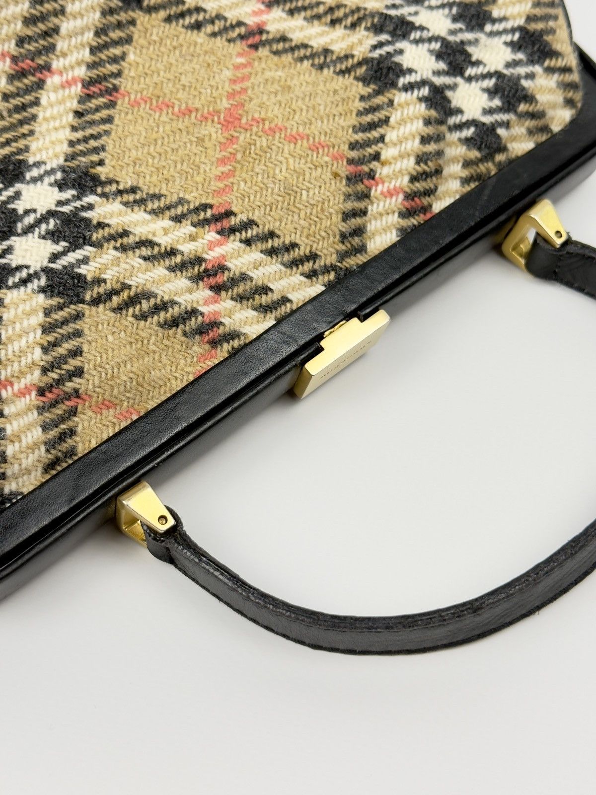 Burberry ❣️ Burberry London Tweed Supernova Check Handbag Mini Bag Size ONE SIZE - 16 Thumbnail