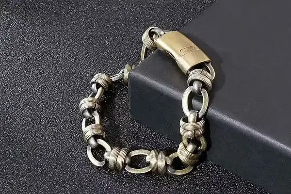 Jewelry Retro Copper Bracelet Size ONE SIZE - 4 Thumbnail