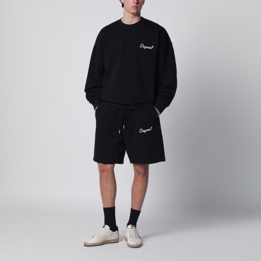 Dsquared2 o1d2blof0226 Logo Sweatshirt in Black Size US L / EU 52-54 / 3 - 2 Thumbnail