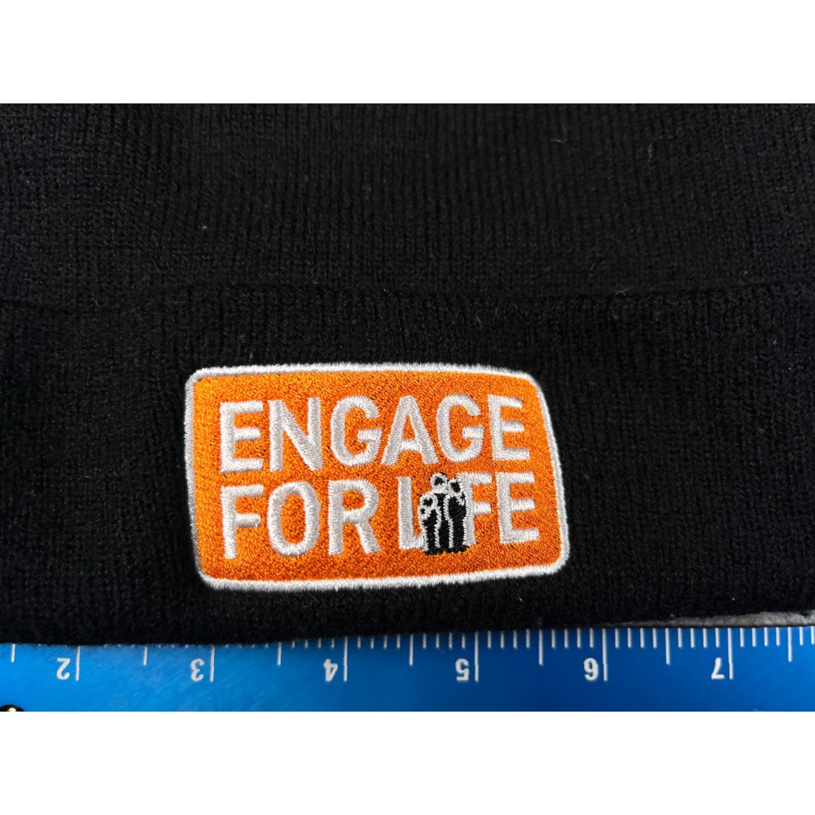 Alife Engage For Life Beanie Toque Adult One Size Black Knit 100% Acrylic Ski Programs Size ONE SIZE - 2 Thumbnail