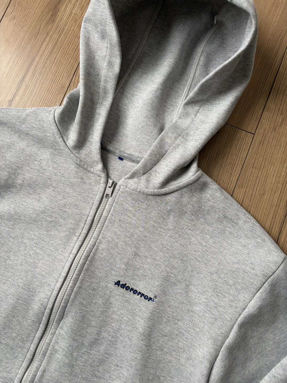 Ader Error Adder Error Gray Zip Heavy Hoodie Size US L / EU 52-54 / 3 - 3 Thumbnail