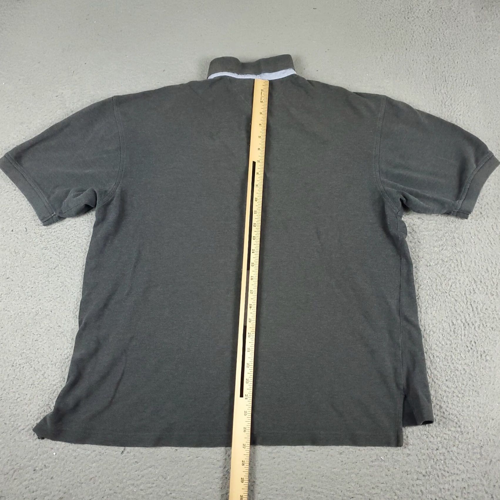 Tommy Hilfiger Tommy Hilfiger Polo Shirt Mens XL Gray Casual Short Sleeve Adult polo shirt, Tommy Hilfiger, Gray, XL, Mens Size US XL / EU 56 / 4 - 4 Thumbnail