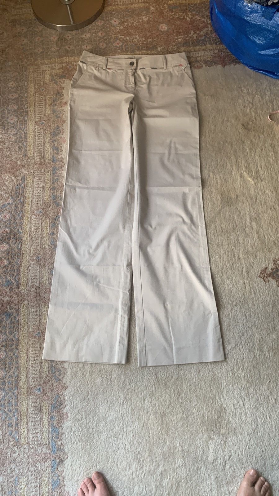 Burberry × Vintage NEW Unisex Vintage Burberry London Trousers Size 8 Beige Size 30" / US 8 / IT 44 - 8 Thumbnail