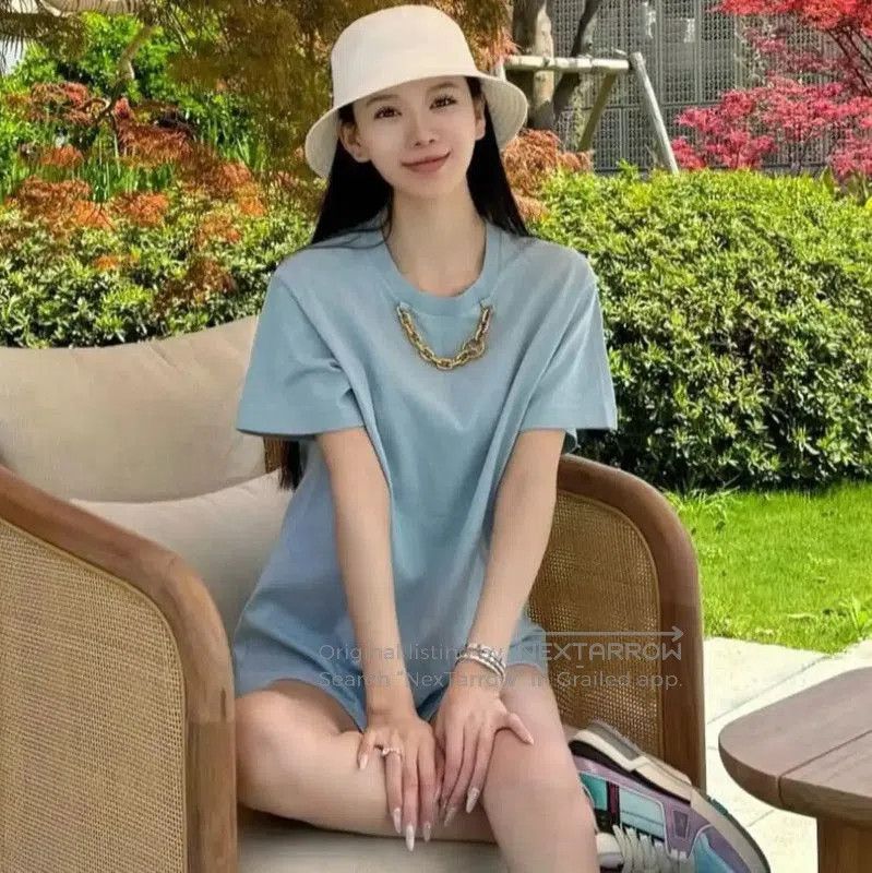 Other Louis Vuitton Light Blue Cotton T. Size L / US 10 / IT 46 - 7 Thumbnail