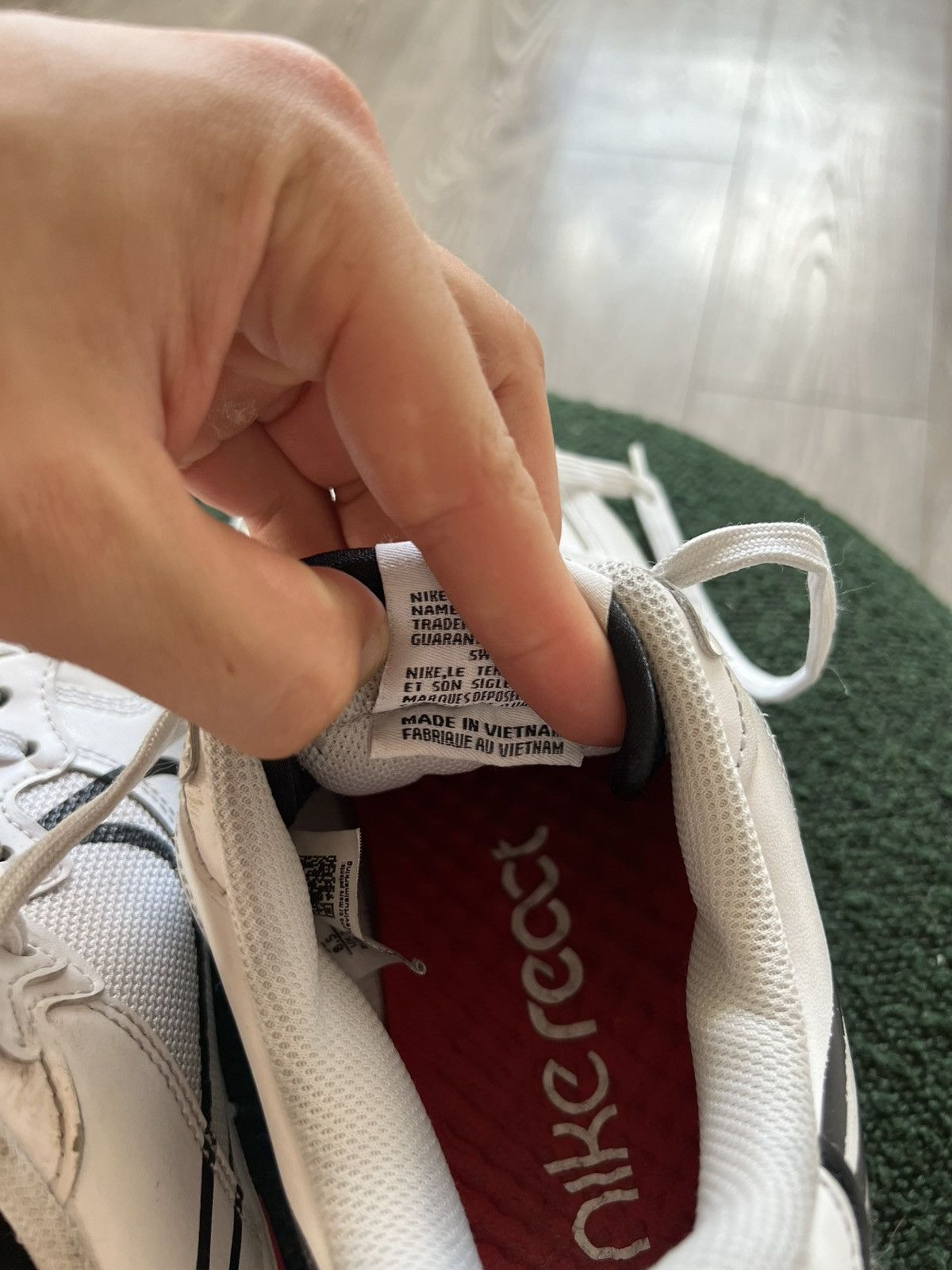 Nike ‼️Nike Air Force 1 Over Swoosh X React System Opium Sneakers Size US 8.5 / EU 41-42 - 18 Thumbnail