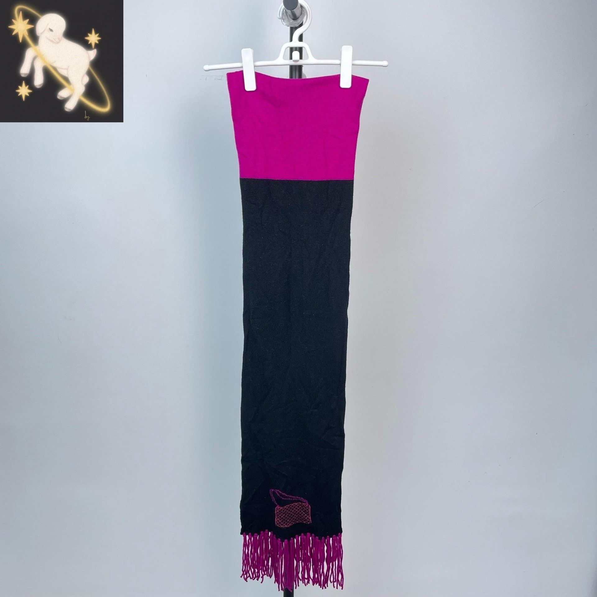 Chanel Chanel Printed Purple Scarf XS Men Size ONE SIZE - 1 Thumbnail