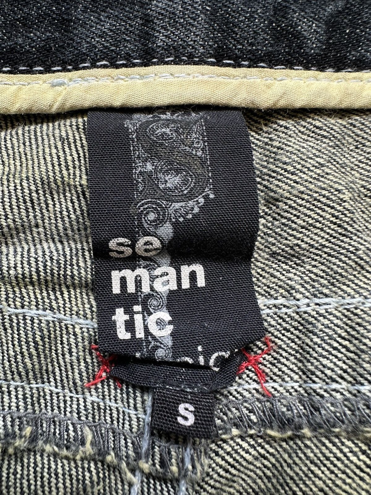 semanticdesign Early 00's Semanticdesign - J-rock whiskered jeans Size US 30 / EU 46 - 21 Thumbnail