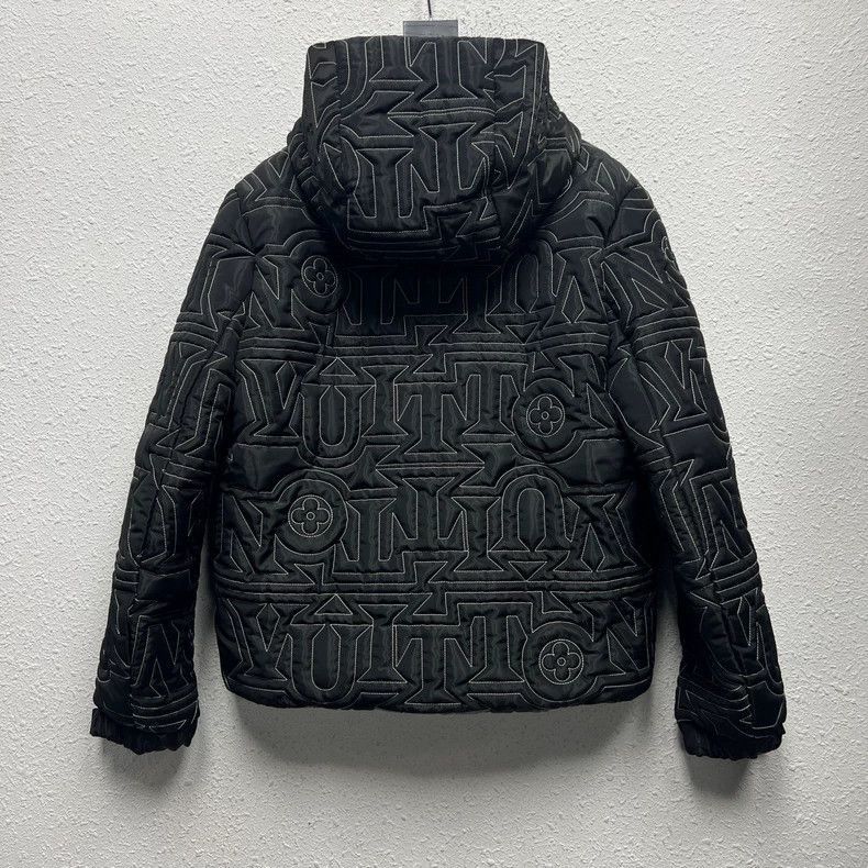 Louis Vuitton Louis Vuitton Black Hooded Down Jacket-2506 Size US L / EU 52-54 / 3 - 2 Thumbnail