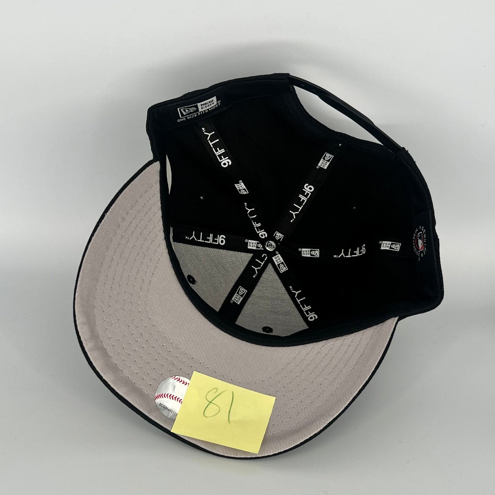 New Era Black Chicago White Sox Sox Overlap New Era MLB 9Fifty Size ONE SIZE - 2 Thumbnail