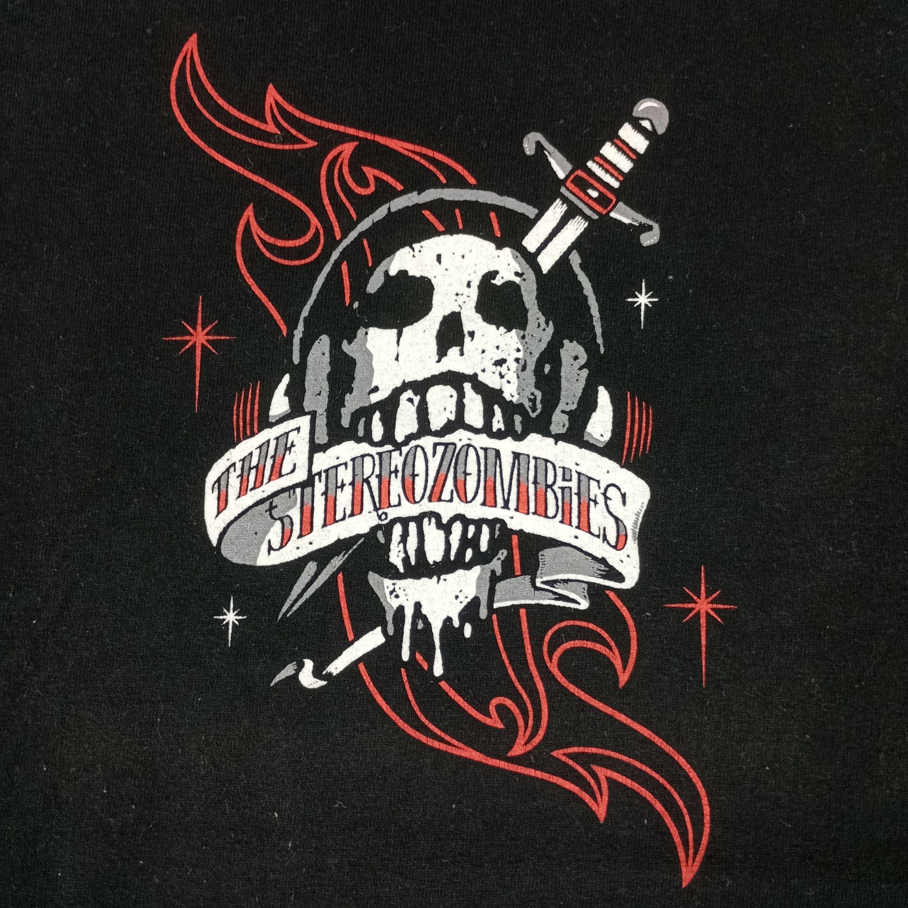 Vintage The Stereozombies Skulls Design Rock Punk Style Vintage Tees Size US M / EU 48-50 / 2 - 2 Thumbnail