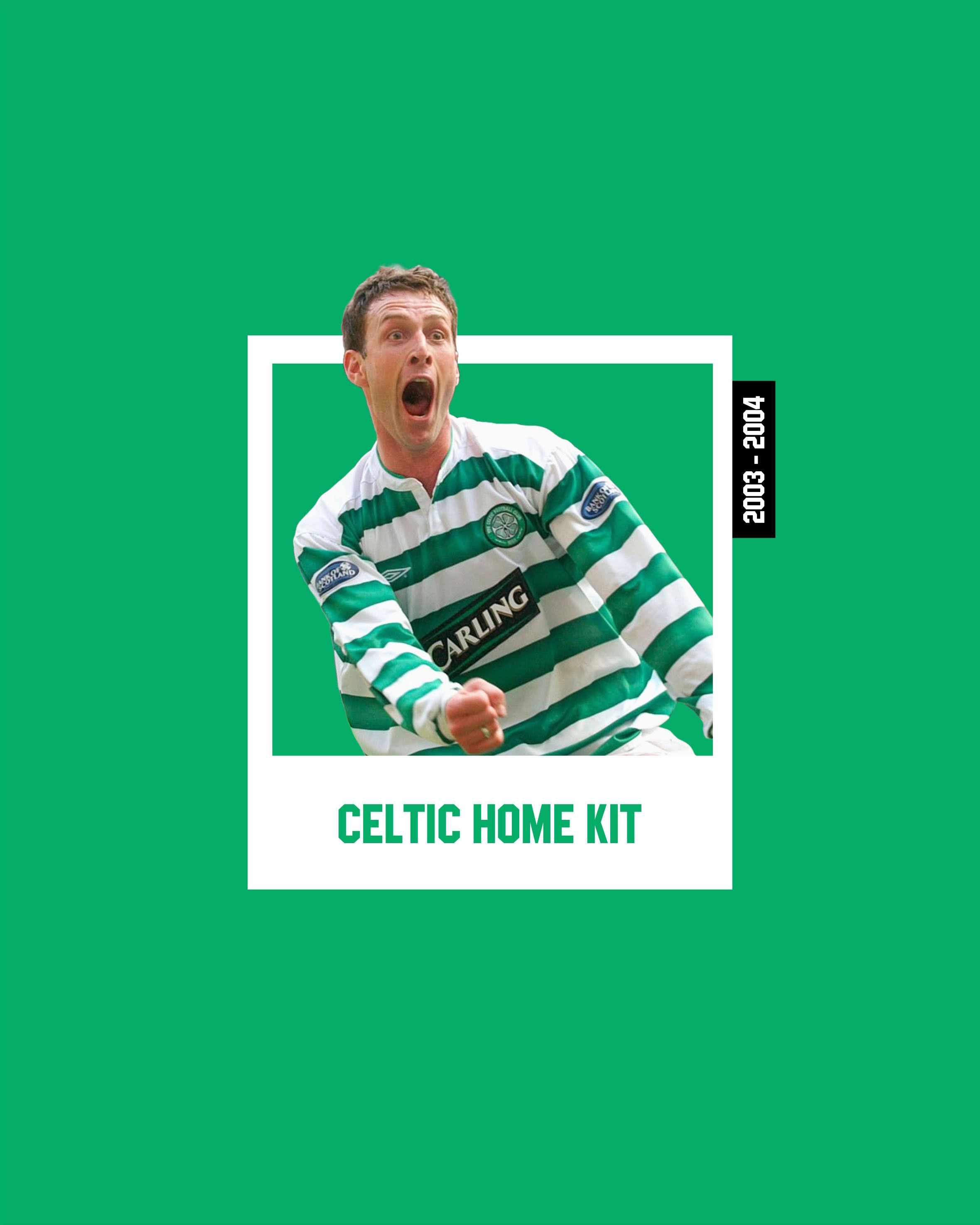 Umbro Celtic FC Home Kit 2003 2004 Size US L / EU 52-54 / 3 - 8 Thumbnail
