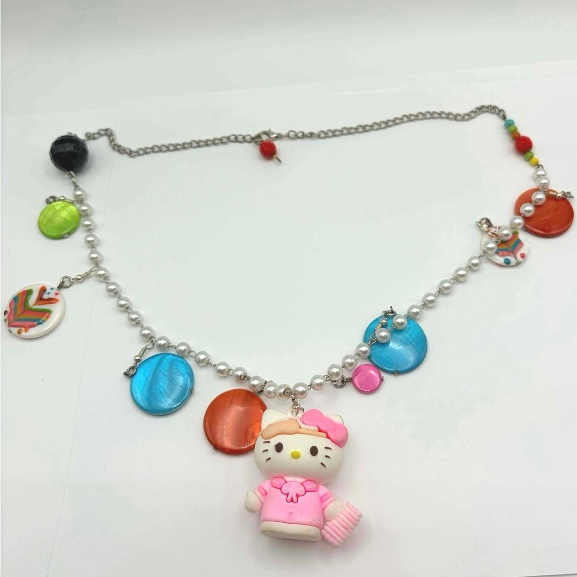 Other Pink & Blue Hello Kitty Necklace Size ONE SIZE - 3 Thumbnail