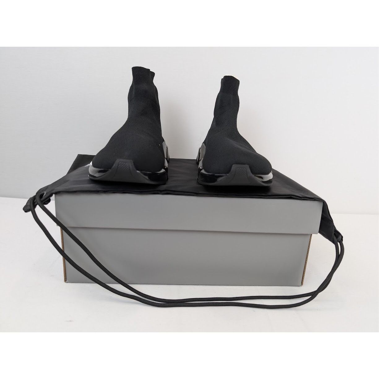 Balenciaga o1rshd1 Recycled Speed 2.0 Sneakers in Black/White Size US 12 / EU 45 - 17 Thumbnail