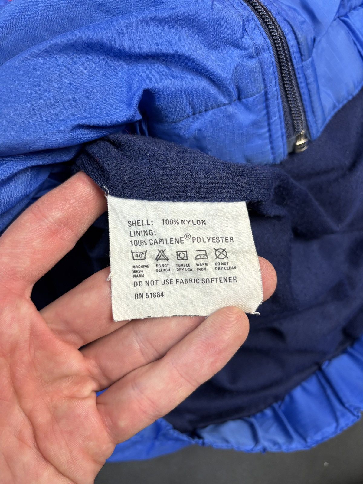 Patagonia × Vintage Vintage Patagonia Jacket 90s Windbreaker Capilene Nylon Size US S / EU 44-46 / 1 - 4 Thumbnail