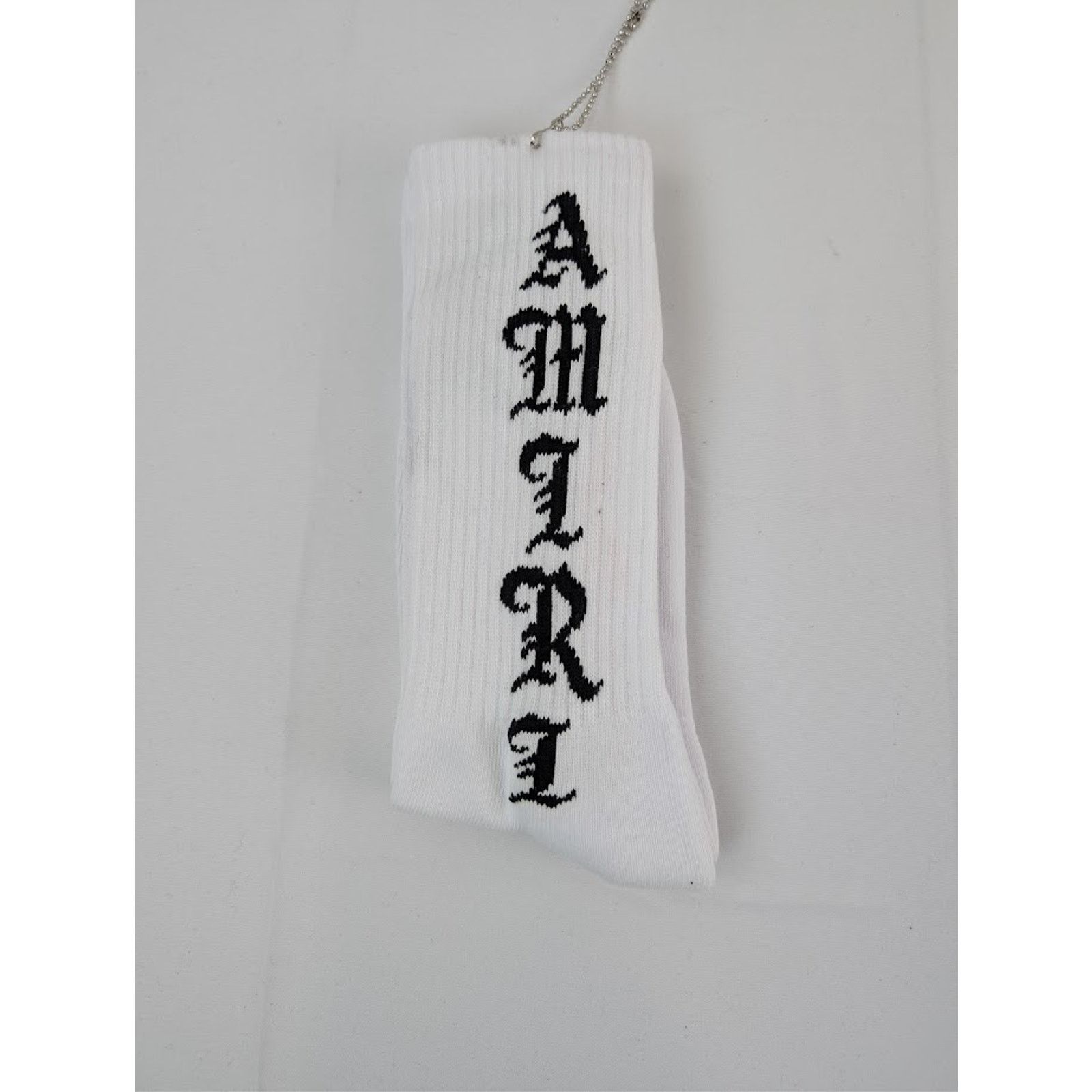 Amiri × Wes Lang o1rshd1 Q:2 / Size: 41-42 / Reaper Blood Socks in White Size ONE SIZE - 2 Thumbnail