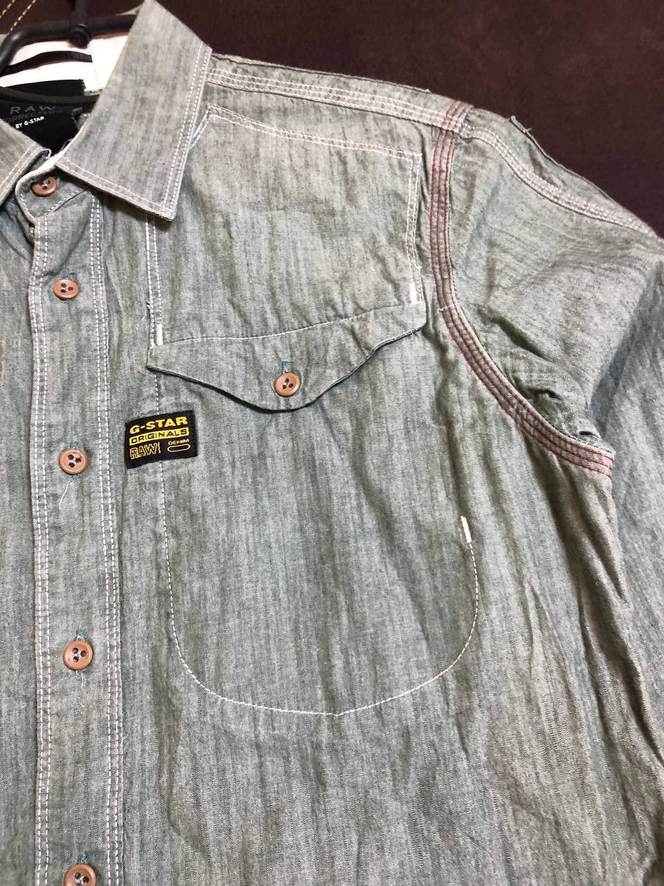 G-Star Vintage G star raw co longsleeve button up shirt Size US M / EU 48-50 / 2 - 4 Thumbnail