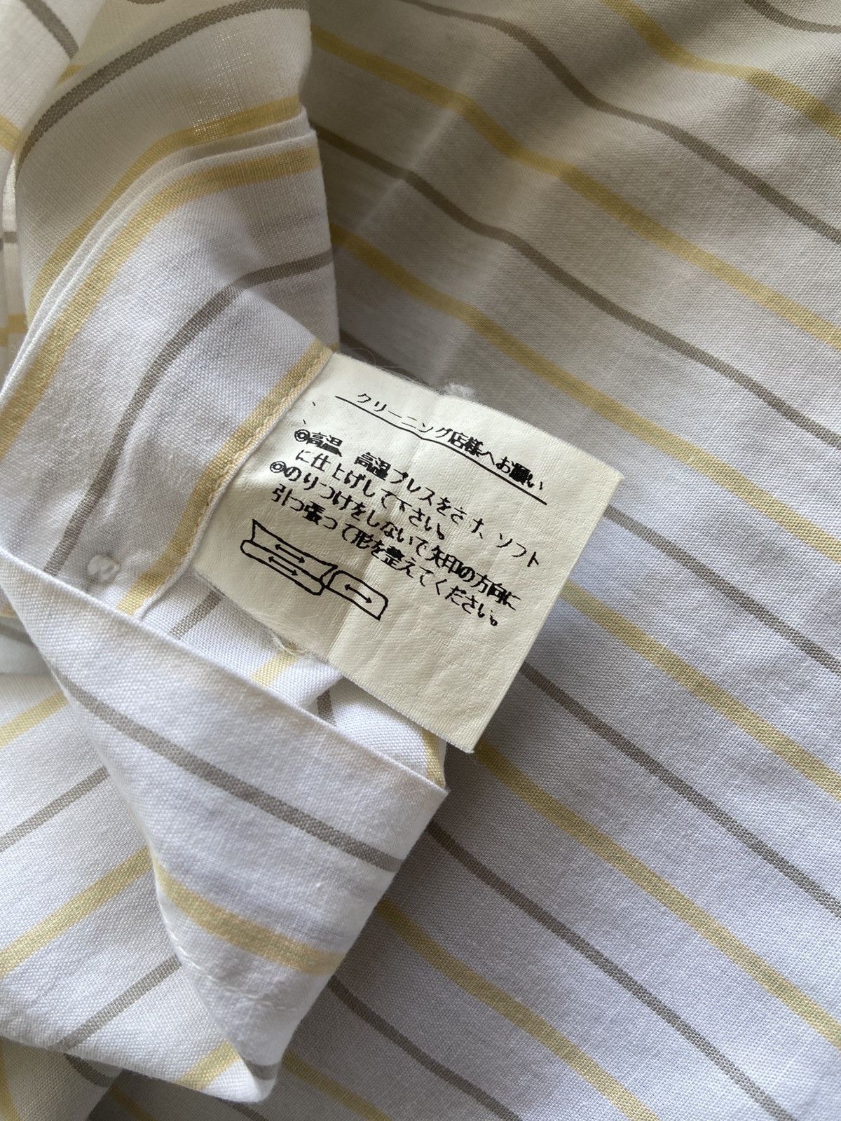 Issey Miyake IM Product by Issey Miyake - Stripe Long Sleeve Button Shirt Size US M / EU 48-50 / 2 - 5 Thumbnail