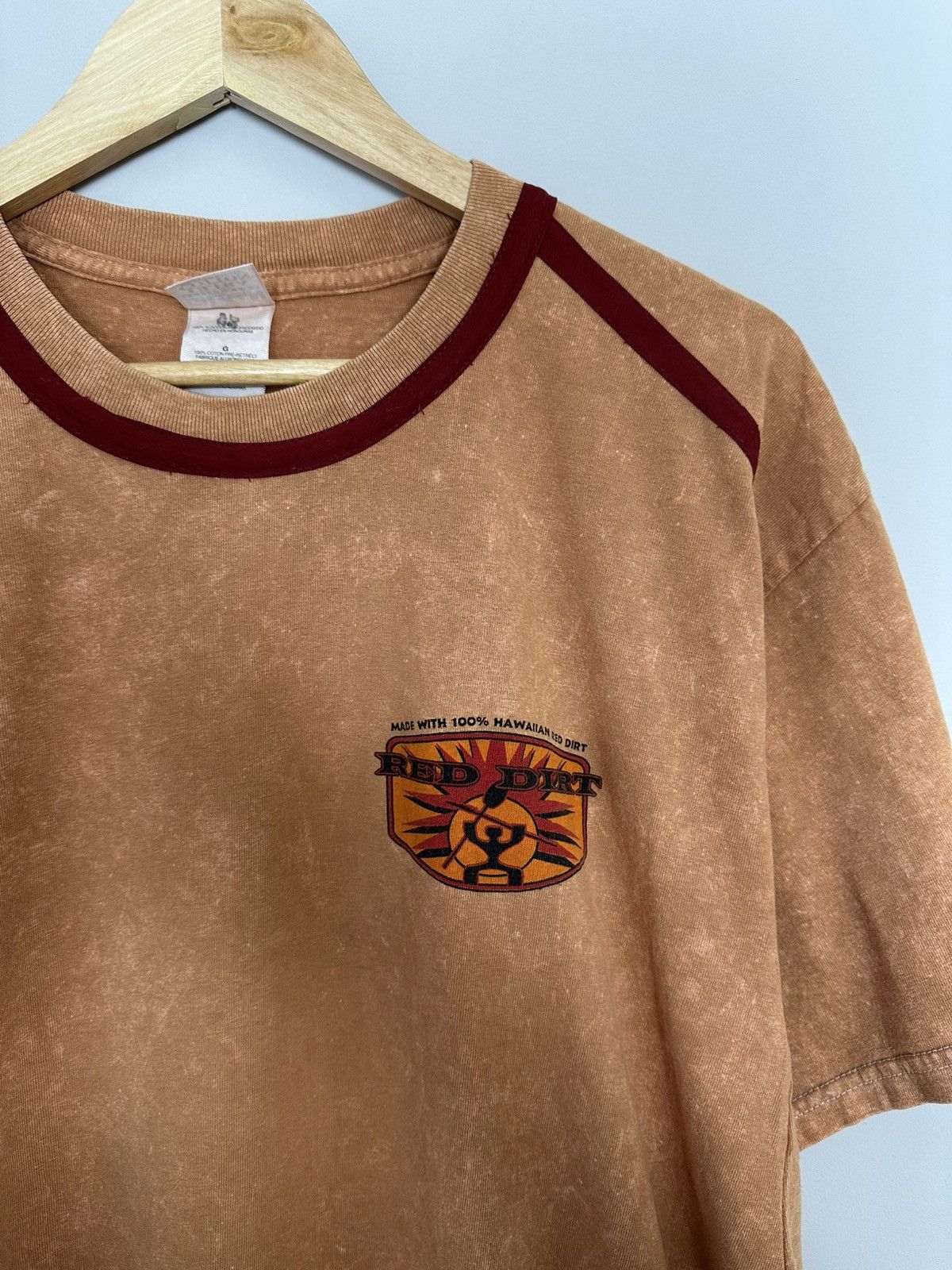 Gildan Red Dirt Hawaii Washed Brown Tee L USA Size US L / EU 52-54 / 3 - 4 Thumbnail