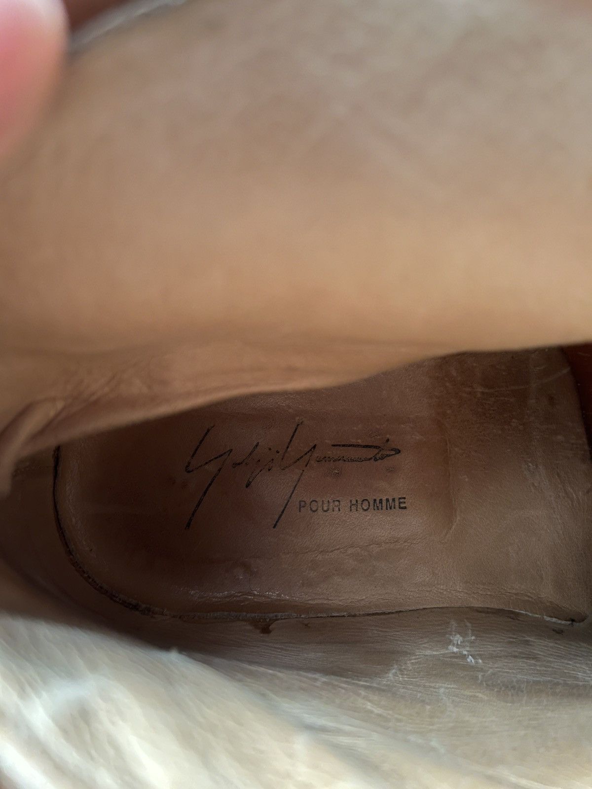 Yohji Yamamoto Archived Signature YYPH Leather Monkey Boot High Cut Lace-up Size US 10.5 / EU 43-44 - 4 Thumbnail