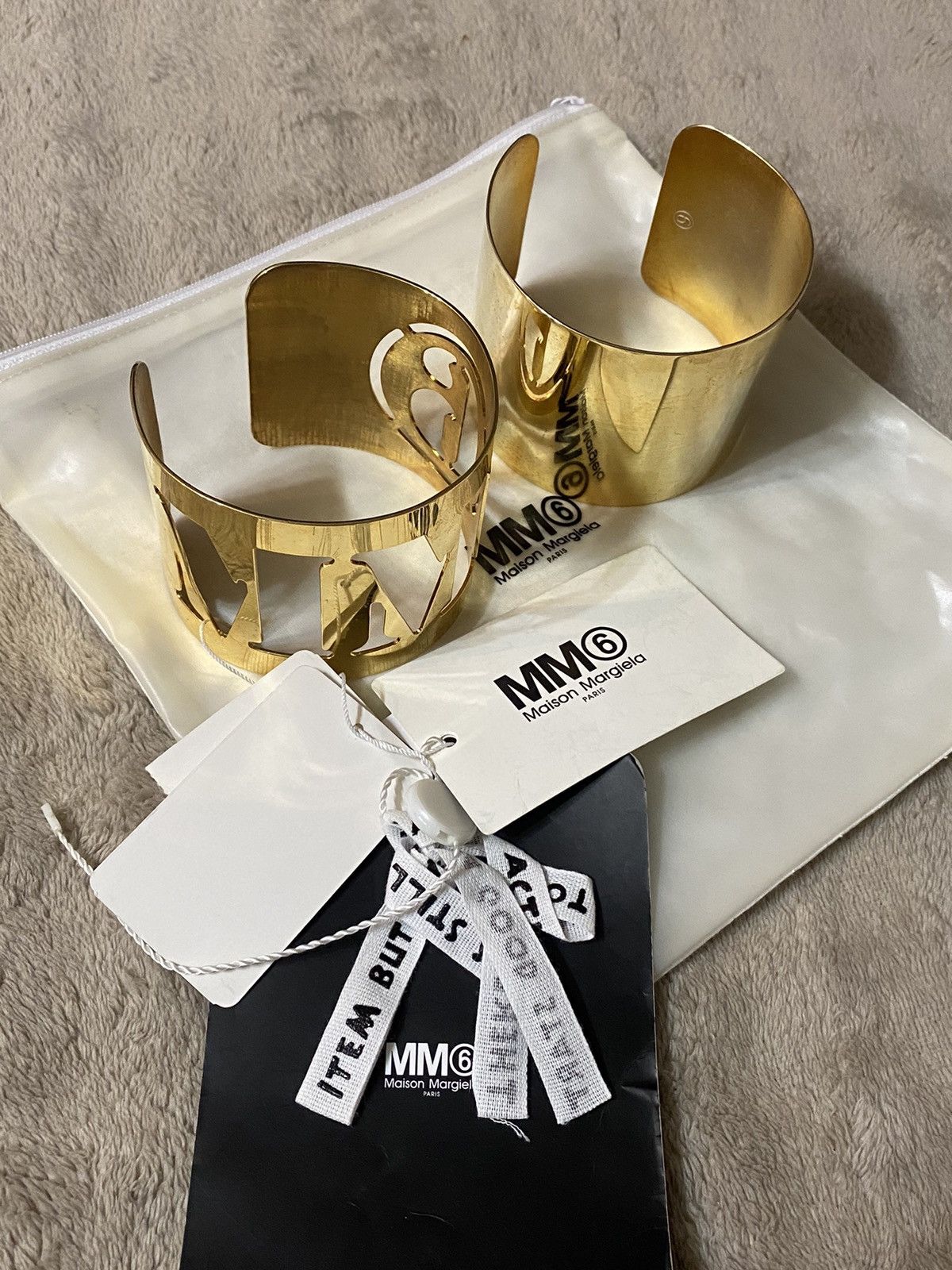 Maison Margiela MM6 Maison Martin Margiela x OTB Arm Cuff Set Bracelet Size ONE SIZE - 1 Thumbnail