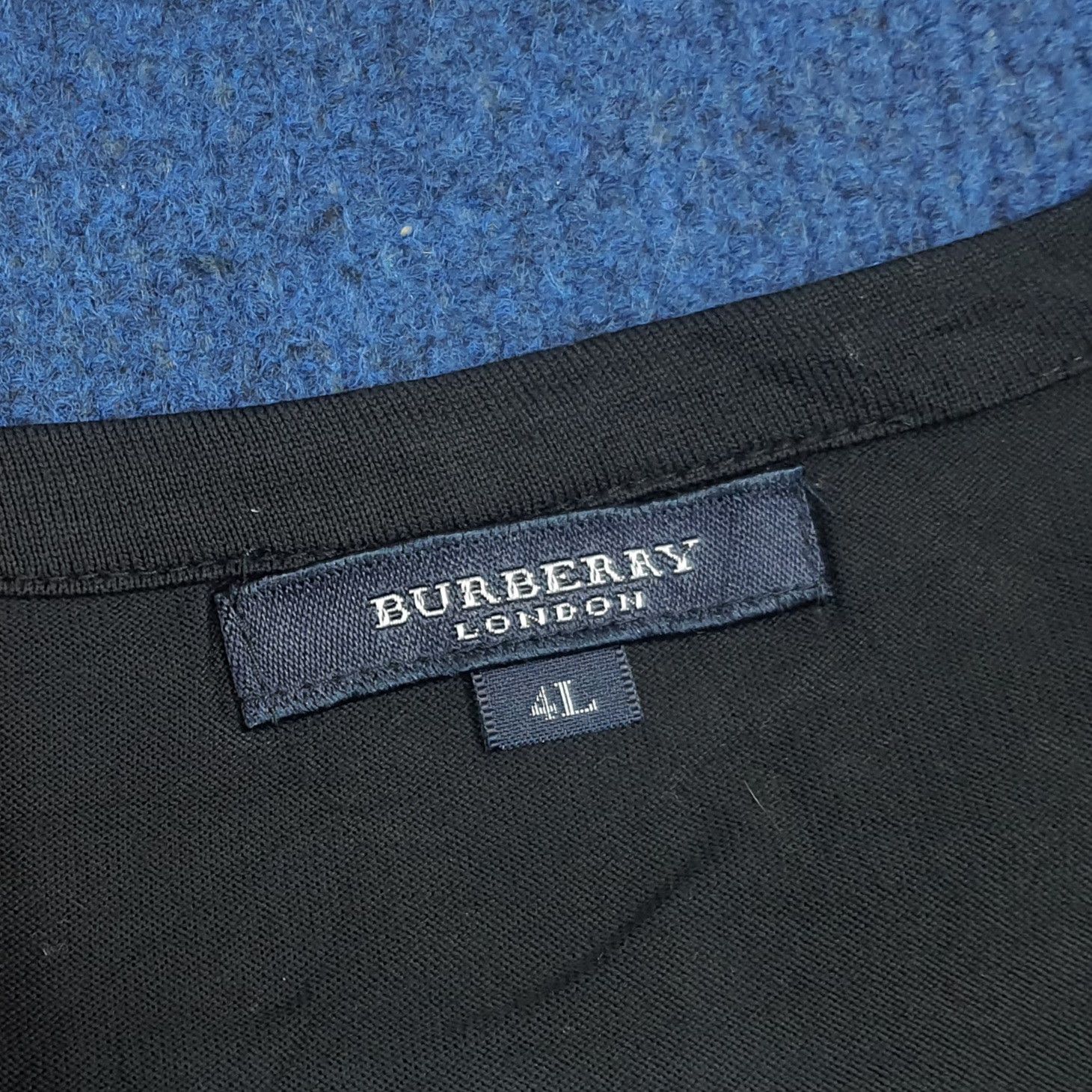Burberry Vintage Burberry London Button Tshirt C285N9 Size US XL / EU 56 / 4 - 5 Thumbnail