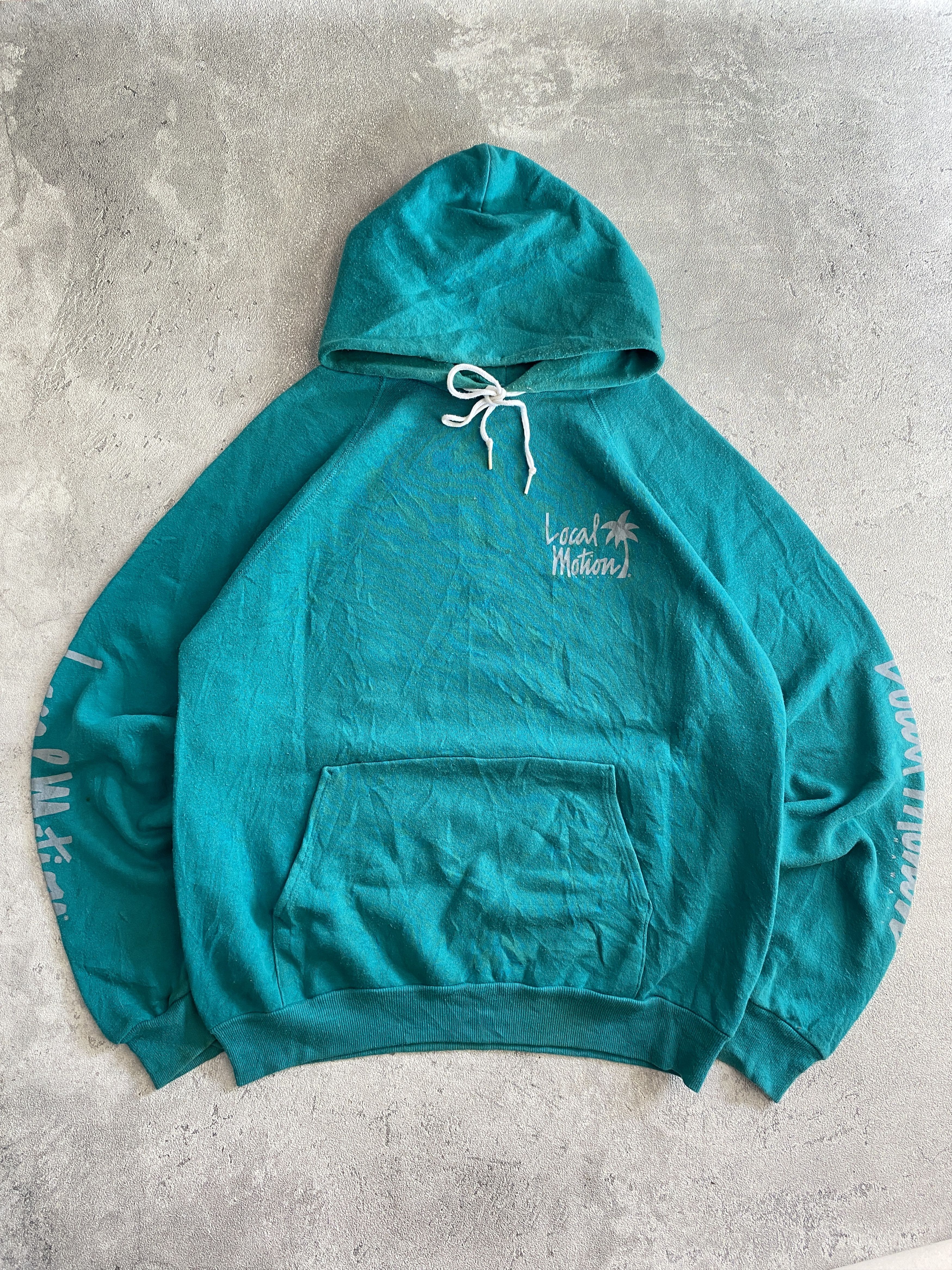 Hanes Vintage 90s Local Motion Hawaii Quad Hit Hoodie Tag Hanes Size US L / EU 52-54 / 3 - 5 Thumbnail